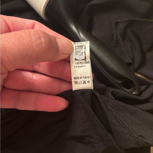 Yeni Inci Homewear Black Lace Sheer Lingerie Nightgown Size Large - Picture 12 of 12